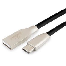 Кабель USB 3.1 Type C(m) - USB 2.0 Am - 0.5 м, черный, метал. разъем, Cablexpert (CC-G-USBC01Bk-0.5M