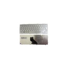 Клавиатура для ноутбука Toshiba mini NB200 серий русифицированная серебристая