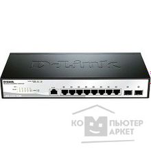 D-Link DGS-1210-10 ME A1A Коммутатор 2 уровня с 8 портами 10 100 1000Base-T и 2 портами 1000Base-X SFP