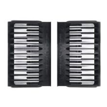 Фурнитура мебельная на 12 DVD, комплект из 2-х пластиковых направляющих (OEM)