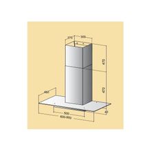 LEX Вытяжка Lex APOLLO 600 INOX