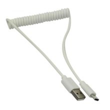 Кабель USB 3.1 Type C(m) - USB 2.0 Am - 1.0 м, витой, белый, Smartbuy (ik-3112sp white)