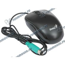 Оптическая мышь Genius "DX-110", 2кн.+скр., черный (PS 2) (ret) [136348]