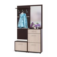 Сокол Прихожая ТП-1 + ТП-2 + ПЗ-3 + ВШ-5 Венге Беленый дуб ID - 310442