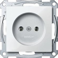 Розетка MERTEN SYSTEM M, скрытый монтаж, белый |  код. MTN2001-0319 |  Schneider Electric