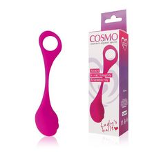 Ярко-розовый вагинальный шарик Cosmo (136301)