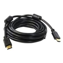 Кабель HDMI 19M-19M V1.4, 5.0 м, черный, 2 фильтра, позол., 5bites (APC-014-050)