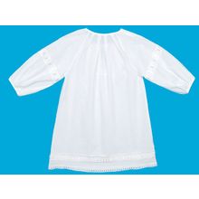 Трон Плюс для крещения с длинным рукавом белая