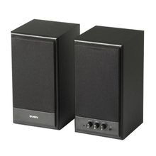 Колонки SVEN SPS-702 Black  Leather (2x20W, дерево)