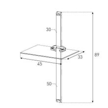 Настенный кабель-канал Sonorous PL2610B SLV