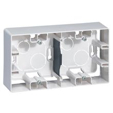 Legrand Коробка для накладного монтажа 2-постовая Legrand Etika белая 672530 ID - 259698