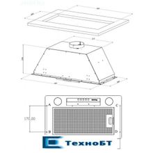 Встраиваемая вытяжка Korting KHI 6631 RB