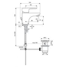 Смеситель Ideal Standard Ceraplan III B0700AA  для раковины