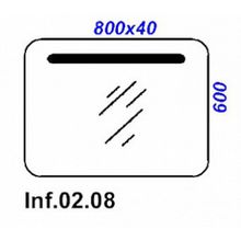 Aqwella Зеркало Инфинити 60 80