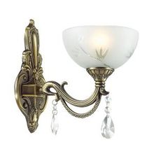 Бра декоративное NORA бронза хрусталь стекло E27 1*60W 220V 2958 1W