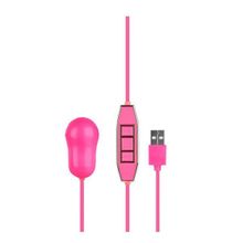 Dream Toys Розовый вибростимулятор с питанием от USB LET US-B 10 RHYTHMS BULLET LARGE PINK (розовый)