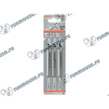Оснастка к ножовке – пильное полотно Bosch "T345XF BIM" 2608634993, биметаллическое, для древесины и металла (3шт. уп.) [133037]