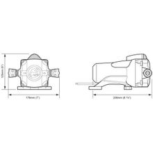 Whale Гидрофор Whale Watermaster 3.0 GPM FW1215 12 В 6 А 11,5 л мин