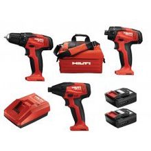 Набор аккумуляторных инструментов 12В HILTI SF2+SFD2+SID2