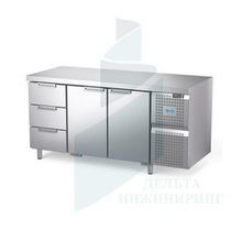 Стол холодильный Диксон СТХ2(3) 1670М с ящиками
