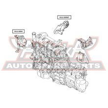 Подушка Двигателя Гидравлическая | Прав | Mazda  2 De 2007-2014 ASVA арт. 0512DERH