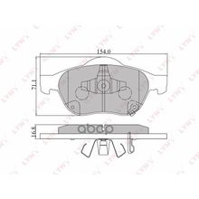 Колодки Тормозные Дисковые | Перед | Toyota Avensis(T220)>03 LYNXauto арт. BD7545