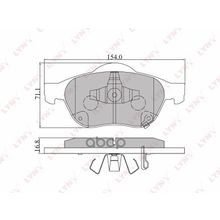 Колодки Тормозные Дисковые | Перед | Toyota Avensis(T220)>03 LYNXauto арт. BD7545