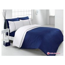Issima Постельное белье Vira Blue-White (2 сп. евро)
