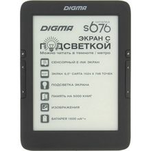 Digma S646 6" E-Ink Carta 1024x758 Touch Screen 600MHz 128Mb 4Gb microSDHC