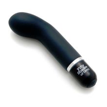 Fifty Shades of Grey Черный силиконовый мини-вибратор Mini G-Spot Vibrator - 13,3 см.