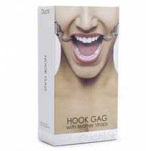 Shots Media BV Белый расширяющий кляп Hook Gag