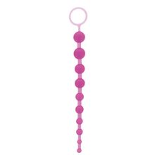 Фиолетовая анальная цепочка ORIENTAL JELLY BUTT BEADS 10.5 PURPLE - 26,7 см. Фиолетовый