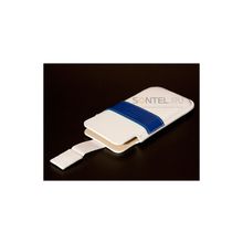 ls Laro Studio Mark case для iPhone 5 LR11085, Белый синий