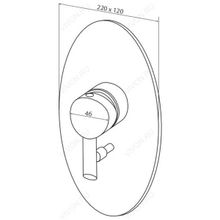 Am.Pm Смеситель Awe F1585000 для ванны и душа