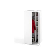 Система Мебели Шкаф угловой (гл.560) Италия ИТ-67 белое дерево