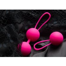 RestArt Ярко-розовый набор для тренировки вагинальных мышц Kegel Balls