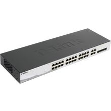 Коммутатор D-Link    DGS-1210-28   F1A    Управляемый коммутатор (24UTP 10   100   1000Mbps + 4SFP)