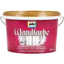 Jobi Wandfarbe 2.5 л белая неморозостойкая