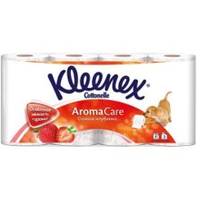 Kleenex Aroma Care Сочная Клубника 8 рулонов в упаковке 3 слоя