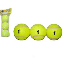 Мяч для большого тенниса 1 сорт в пакете 3шт в 1уп.