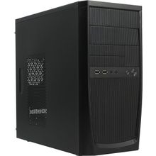 Корпус Minitower Powerman   ES-862BK   microATX 400W (24+2x4+6пин)