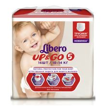 Libero Up&Go Size 5 (10-14 кг) 16 шт