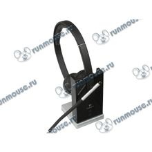 Гарнитура Logitech "H820e Wireless Headset Dual", беспроводная, с регулятором громкости (USB) (oem) [118014]