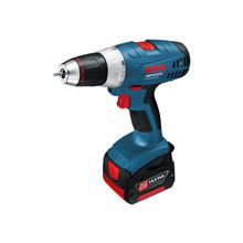 Дрель аккумуляторная BOSCH GSR 14.4 V-Li (0601866002) (14.4В, БЗП.13мм, 2скор, 50нм, 1.7кг, 2аккLi-ion-3Ач, кейс)