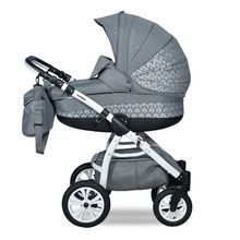 Indigo 2 в 1 Carmen `17 серая с квадратиками