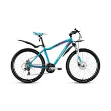 Велосипед FORWARD Lima 2.0 Disc (2016) 15* голубой RBKW6766Q007