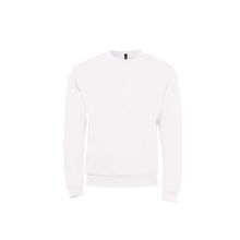 Свитшот унисекс DERIPS, белый - XXL