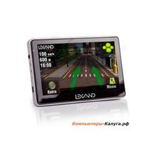 Портативный GPS навигатор LEXAND SM-527 5, алюминевая рамка, процессор SiRFatlasV™ 600Mhz, ОЗУ ПЗУ 128Мб 4Гб, Навител 5.0, стильный дизайн