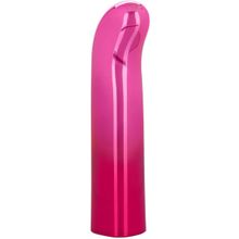 California Exotic Novelties Розовый изогнутый мини-вибромассажер Glam G Vibe - 12 см. (розовый)