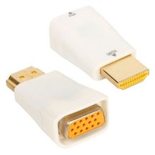 Адаптер HDMI M - VGA F, белый, Orient C117